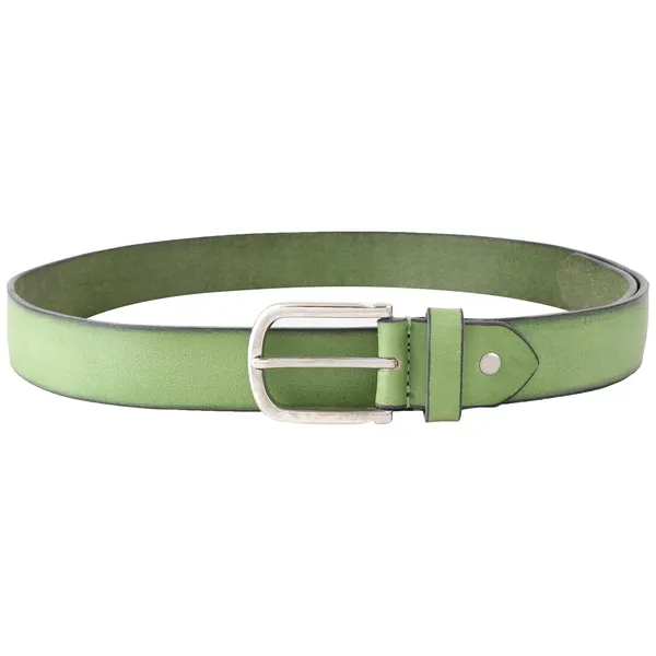 Green_Leather_Single_Prong_Metal_Buckle_Belt_For_Men