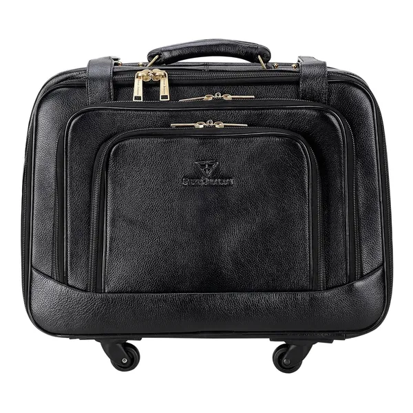 Black_4_Wheel_Cabin_Trolley_Bag_for_Men_|_Premium_Leather_Trendy_Design_Trolley_Bag