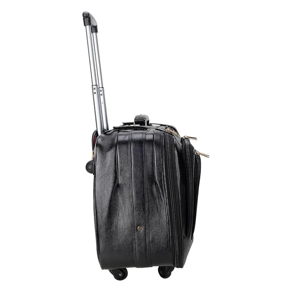 Black_4_Wheel_Cabin_Trolley_Bag_for_Men_|_Premium_Leather_Trendy_Design_Trolley_Bag