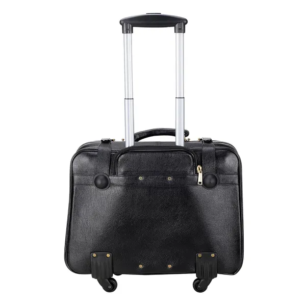 Black_4_Wheel_Cabin_Trolley_Bag_for_Men_|_Premium_Leather_Trendy_Design_Trolley_Bag