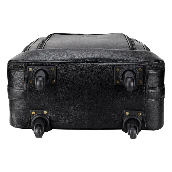 Black_4_Wheel_Cabin_Trolley_Bag_for_Men_|_Premium_Leather_Trendy_Design_Trolley_Bag