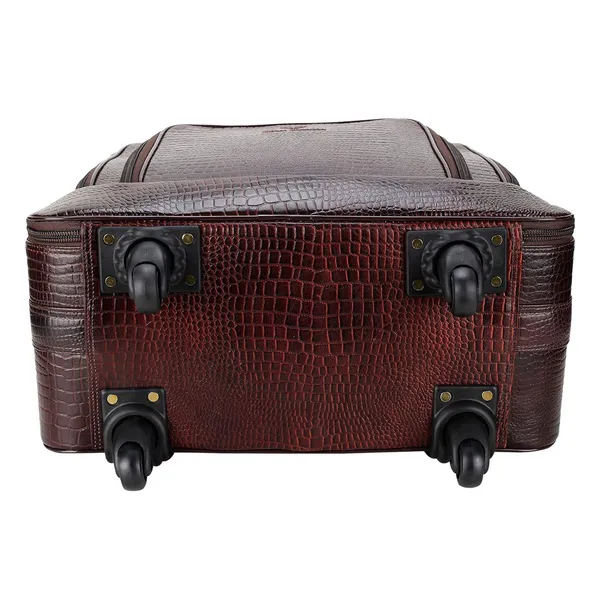 Brown_Croco_4_Wheel_Cabin_Trolley_Bag_for_Men_|_Premium_Leather_Trendy_Design_Trolley_Bag