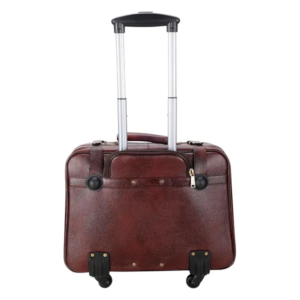 Brown_Plain_4_Wheel_Cabin_Trolley_Bag_for_Men_|_Premium_Leather_Trendy_Design_Trolley_Bag