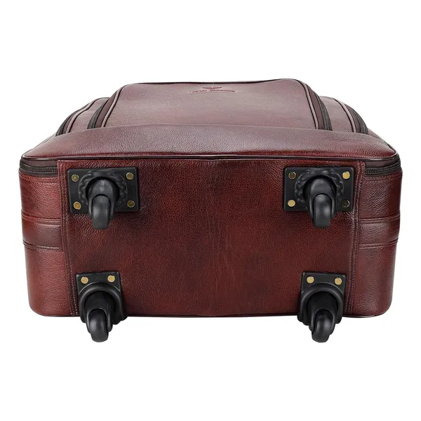 Brown_Plain_4_Wheel_Cabin_Trolley_Bag_for_Men_|_Premium_Leather_Trendy_Design_Trolley_Bag