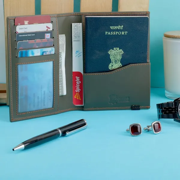 Green_Premium_Leather_Passport_Holder