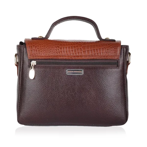 Brown_&_Tan_Embossed_Sling_Bag_for_Women_|_Premium_Leather_Stylish_Bag_for_Everyday_Use
