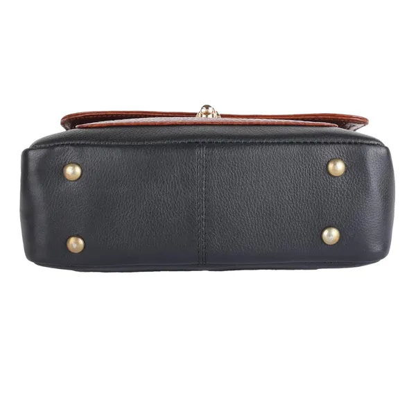 Black_&_Tan_Embossed_Sling_Bag_for_Women_|_Premium_Leather_Stylish_Bag_for_Everyday_Use