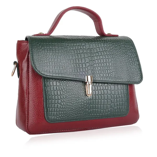 Green_&_Red_Embossed_Sling_Bag_for_Women_|_Premium_Leather_Stylish_Bag_for_Everyday_Use