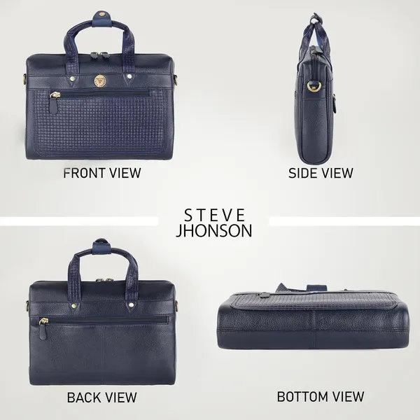 Blue_Trendy_Design_Premium_Leather_Tablet_Bag
