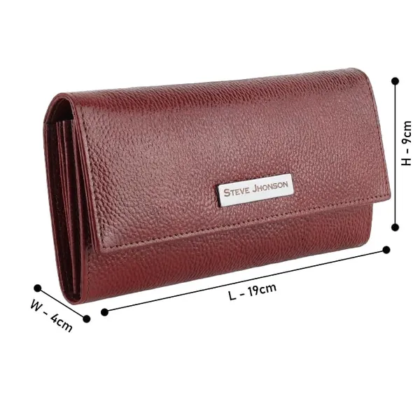 Maroon_Hand_Clutch_Leather_Wallet_For_Women_|_Pure_Leather_Products_For_Everyday_Use