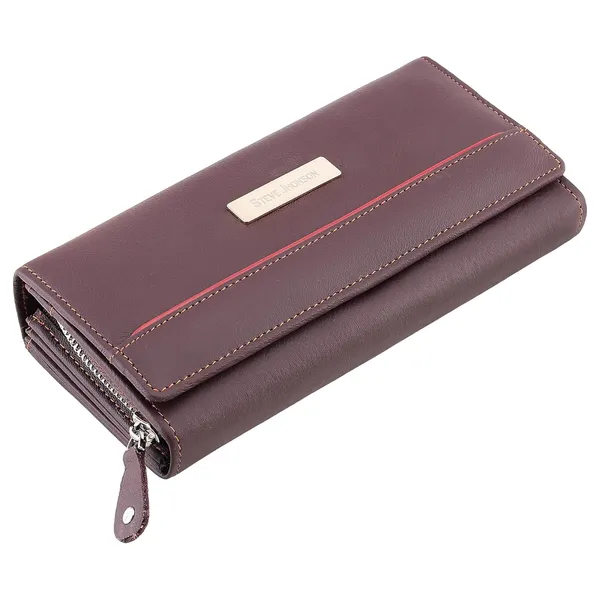 Burgundy_Hand_Cluch_Wallet_for_Women_|_Premium_Leather_Walled_with_Id_Card_Holder