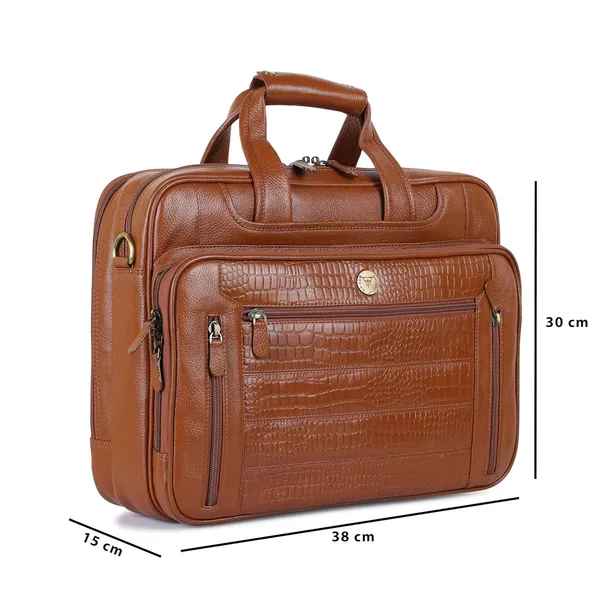 Tan_Laptop_Messenger_Bag_with_Shoulder_Strap_for_Men_|_Premium_Leather_Messenger_Bag_for_Everyday_Use