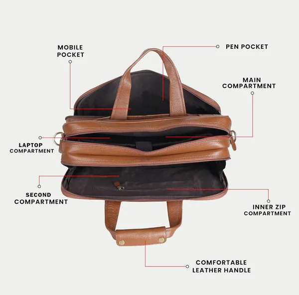 Tan_Laptop_Messenger_Bag_with_Shoulder_Strap_for_Men_|_Premium_Leather_Messenger_Bag_for_Everyday_Use