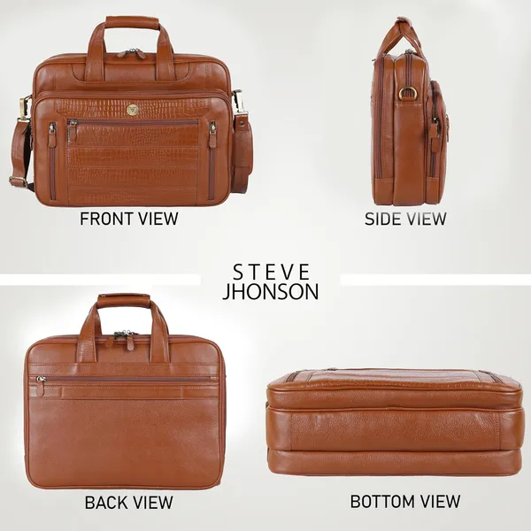 Tan_Laptop_Messenger_Bag_with_Shoulder_Strap_for_Men_|_Premium_Leather_Messenger_Bag_for_Everyday_Use