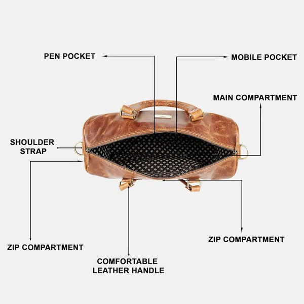Tan_Embossed_Duffel_Bag_for_Men_|_Premium_Leather_Double_Handle_Duffel_Bag