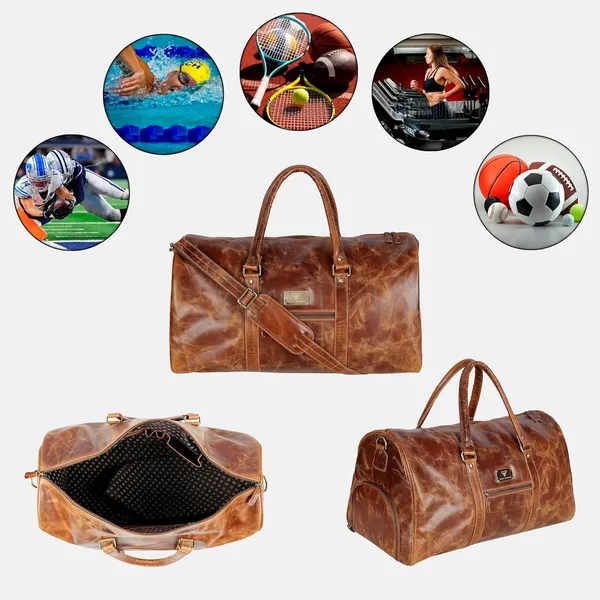 Tan_Embossed_Duffel_Bag_for_Men_|_Premium_Leather_Double_Handle_Duffel_Bag