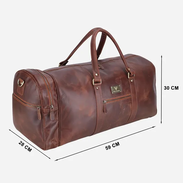 Brown_Embossed_Duffel_Bag_for_Men_|_Premium_Leather_Double_Handle_Duffel_Bag