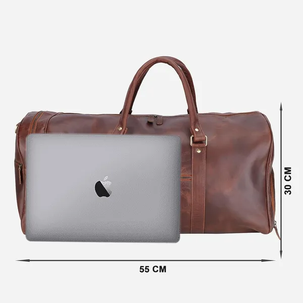 Brown_Embossed_Duffel_Bag_for_Men_|_Premium_Leather_Double_Handle_Duffel_Bag