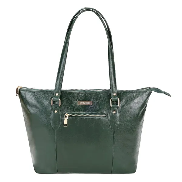 Green_Shoulder_Handbag_for_Women_|_Premium_Leather_HandBag_with_Double_Handle