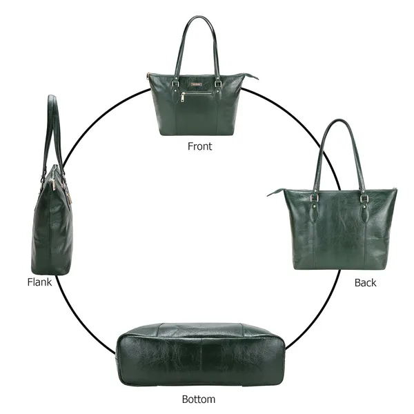 Green_Shoulder_Handbag_for_Women_|_Premium_Leather_HandBag_with_Double_Handle