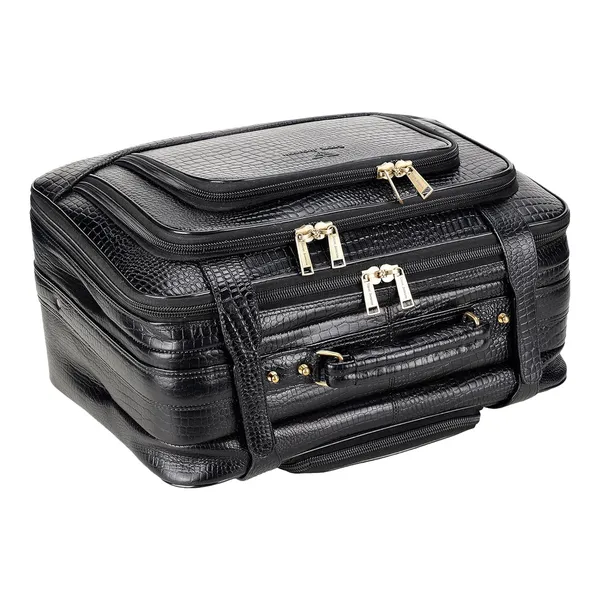 Black_Croco_4_Wheel_Cabin_Trolley_Bag_for_Men_|_Premium_Leather_Trendy_Design_Trolley_Bag