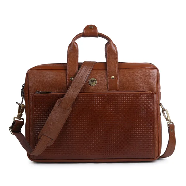 Tan_Laptop_Messenger_Bag_with_Shoulder_Strap_for_Men_|_Premium_Leather_Messenger_Bag_for_Everyday_Use