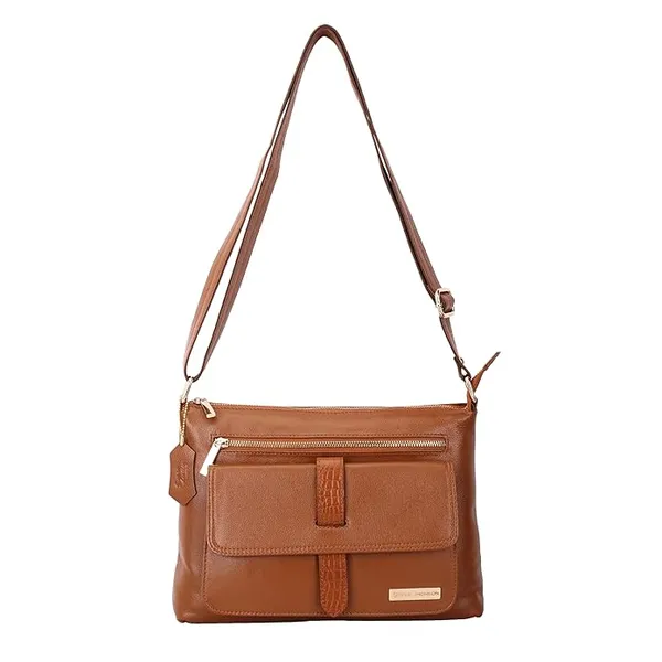 Tan_Genuine_Leather_12_Inches_Tote_Bags_for_Women_|_Shoulder_Handbag_Satchel_Tote_Bag_|_Side_Sling_Bag_for_Women/Girls_|_Kitty_Party/Small_Travel/Shopping
