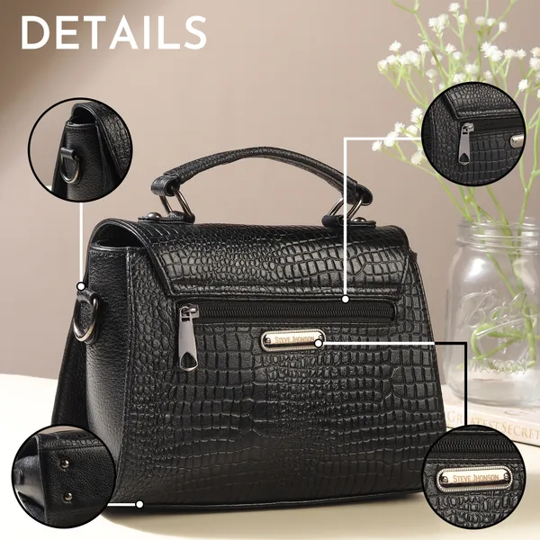 Black_Embossed_Sling_Bag_for_Women_|_Premium_Leather_Stylish_Bag_for_Everyday_Use
