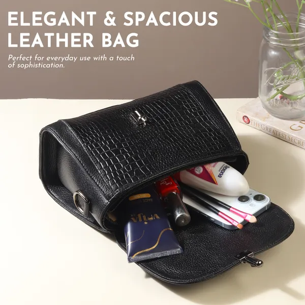 Black_Embossed_Sling_Bag_for_Women_|_Premium_Leather_Stylish_Bag_for_Everyday_Use