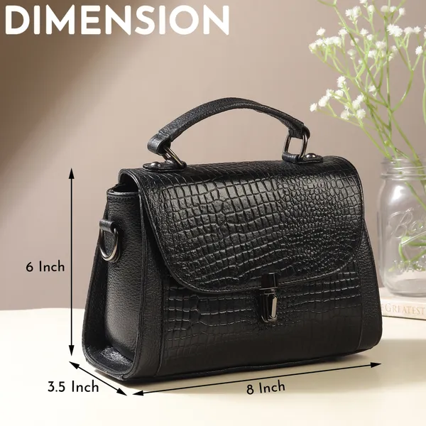 Black_Embossed_Sling_Bag_for_Women_|_Premium_Leather_Stylish_Bag_for_Everyday_Use