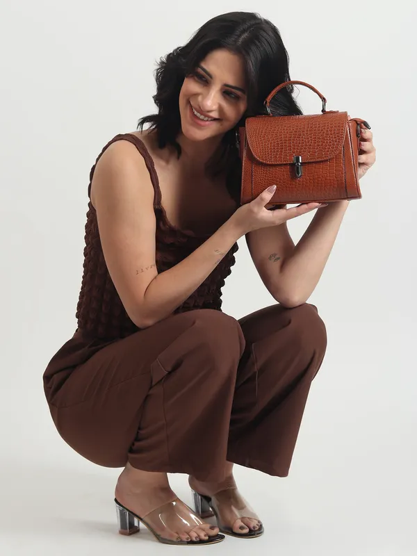 Tan_Embossed_Sling_Bag_for_Women_|_Premium_Leather_Stylish_Bag_for_Everyday_Use