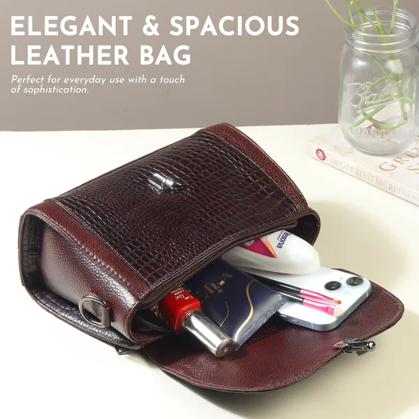 Brown_Embossed_Sling_Bag_for_Women_|_Premium_Leather_Stylish_Bag_for_Everyday_Use