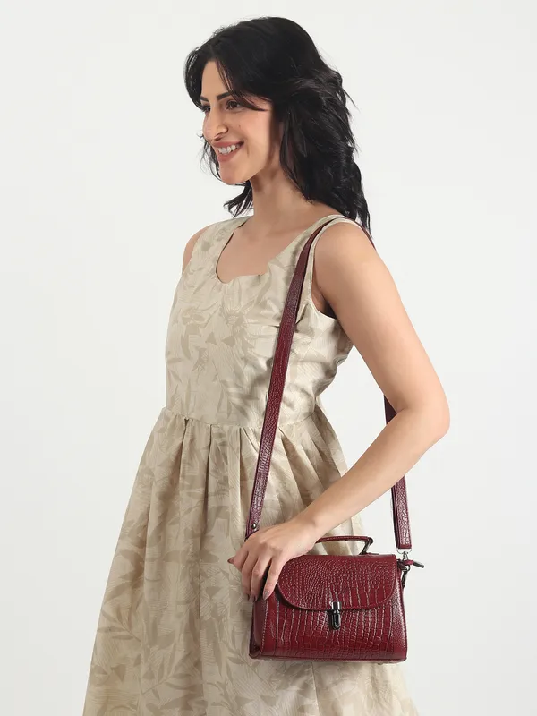Mehndi_Embossed_Sling_Bag_for_Women_|_Premium_Leather_Stylish_Bag_for_Everyday_Use