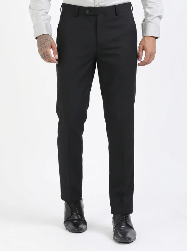 Black_Expandable_Waist_Regular_Fit_4-Way_Lycra_Stretch_Formal_Trouser