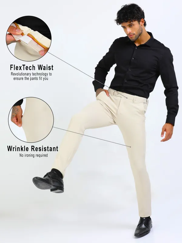 Light_Beige_Expandable_Waist_Regular_Fit_4-Way_Lycra_Stretch_Formal_Trouser