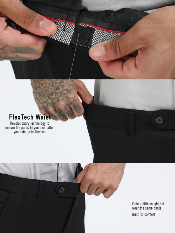 Black_Expandable_Waist_Regular_Fit_4-Way_Lycra_Stretch_Formal_Trouser