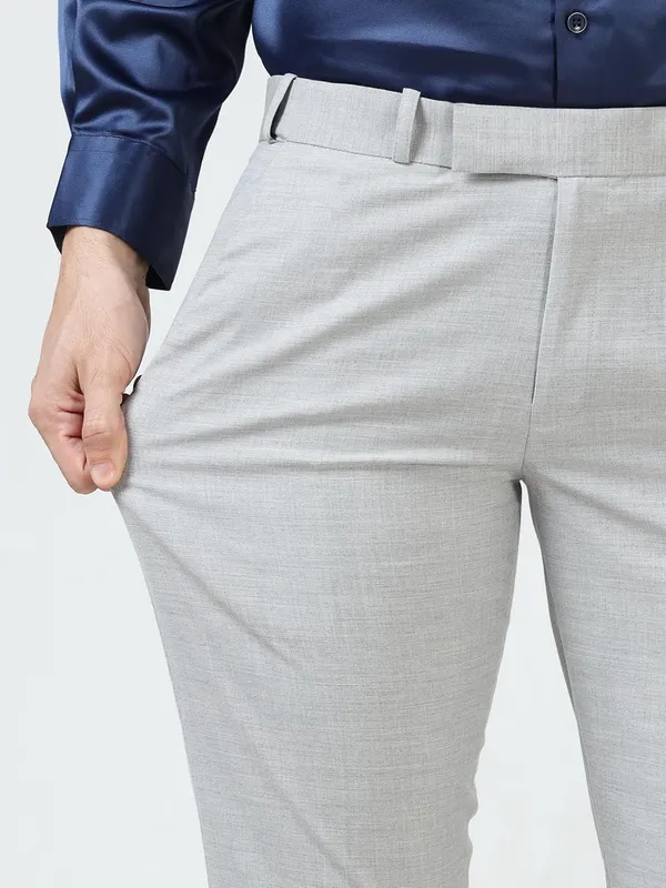 Ash_Grey_Expandable_Waist_Slim_Fit_Stretchable_Formal_Trouser