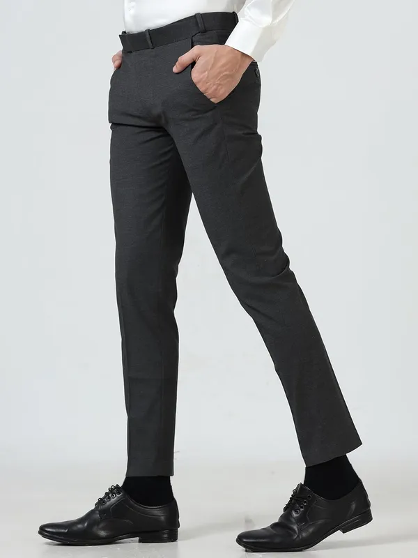 Dark_Grey_Expandable_Waist_Slim_Fit_Stretchable_Formal_Trouser