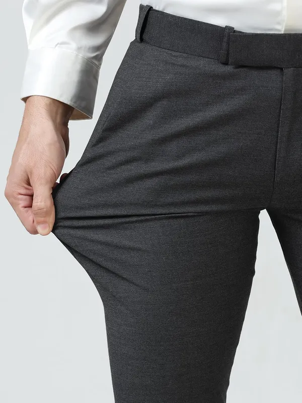Dark_Grey_Expandable_Waist_Slim_Fit_Stretchable_Formal_Trouser