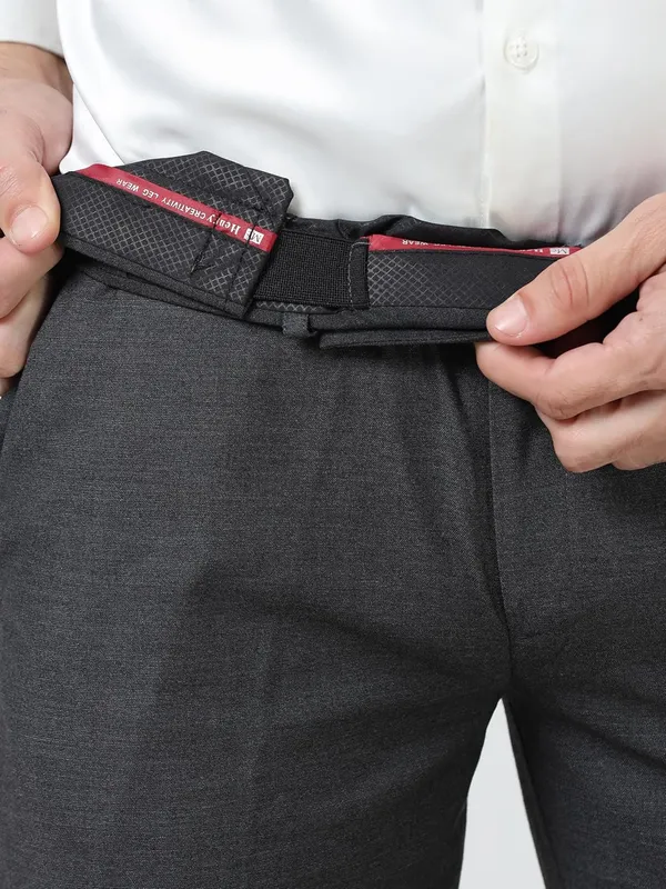 Dark_Grey_Expandable_Waist_Slim_Fit_Stretchable_Formal_Trouser