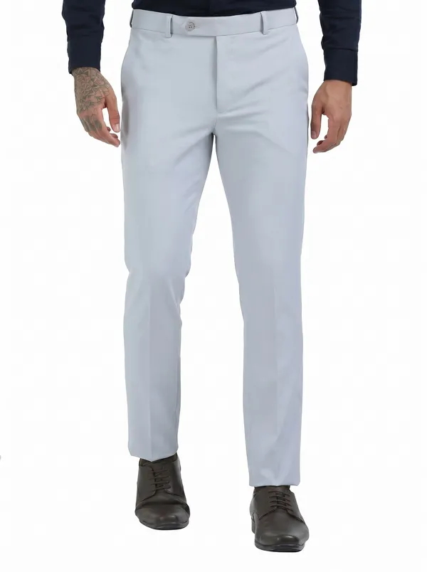 Ash_Grey_Expandable_Waist_Regular_Fit_4-Way_Lycra_Stretch_Formal_Trouser