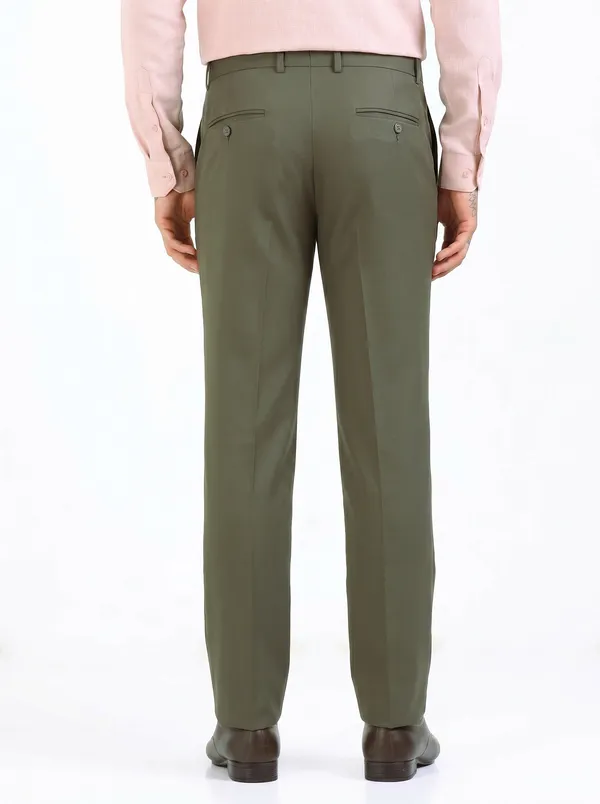 Olive_Green_Expandable_Waist_Regular_Fit_4-Way_Lycra_Stretch_Formal_Trouser
