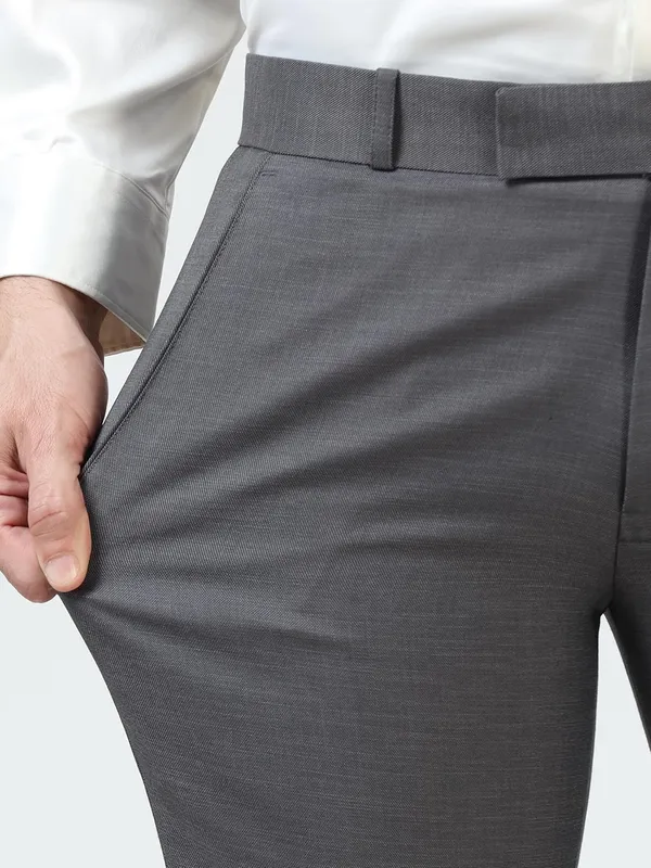Melange_Grey_Wrinkle_Free_Slim_Fit_Formal_Trousers_For_Men