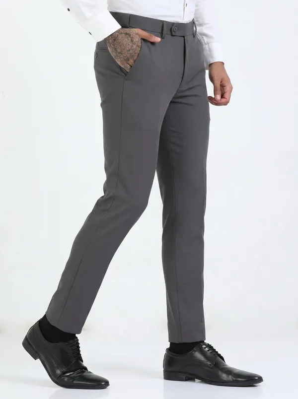 Dark_Grey_Expandable_Waist_Regular_Fit_4-Way_Lycra_Stretch_Formal_Trouser