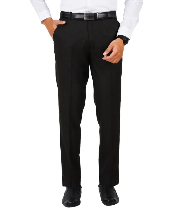 Brown_Checkered_Regular_Fit_Stretchable_Wrinkle_Free_Terry-Rayon_Trousers