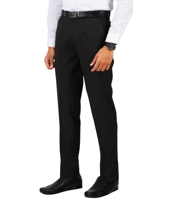 Brown_Checkered_Regular_Fit_Stretchable_Wrinkle_Free_Terry-Rayon_Trousers