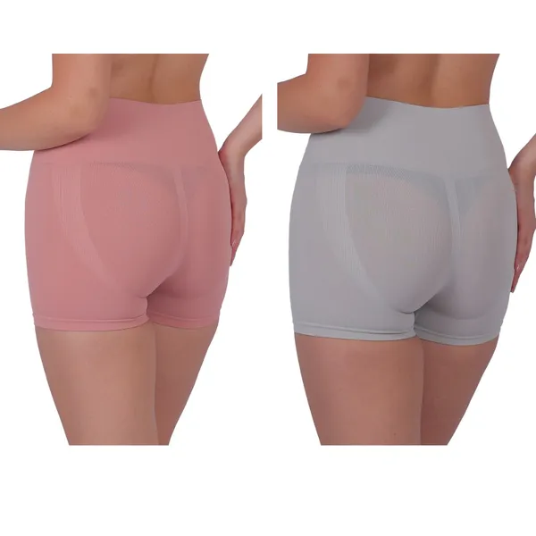 Pack_of_2:_Women's_PIA_Shaping_Boxers,_Peach_&_Grey