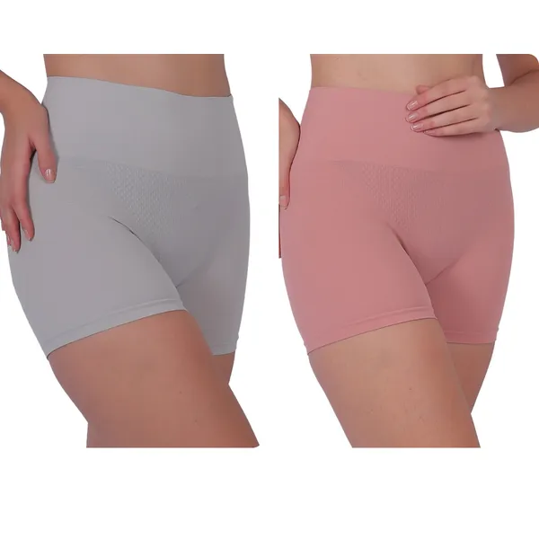 Pack_of_2:_Women's_PIA_Shaping_Boxers,_Peach_&_Grey