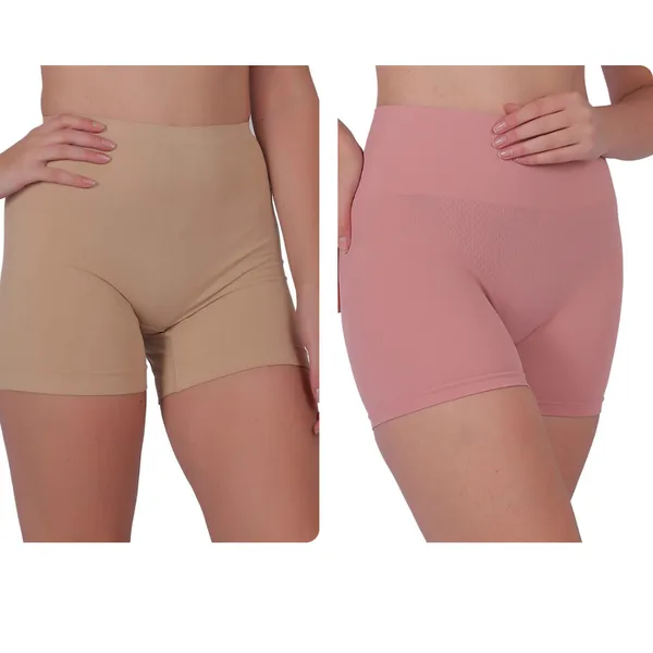 Pack_of_2:_Women's_PIA_Shaping_Boxers,_Beige_&_Peach
