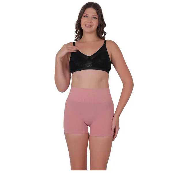 PIA_Peach_Tummy_Tucker_Shorts_-_Women's_Peach_Underwear